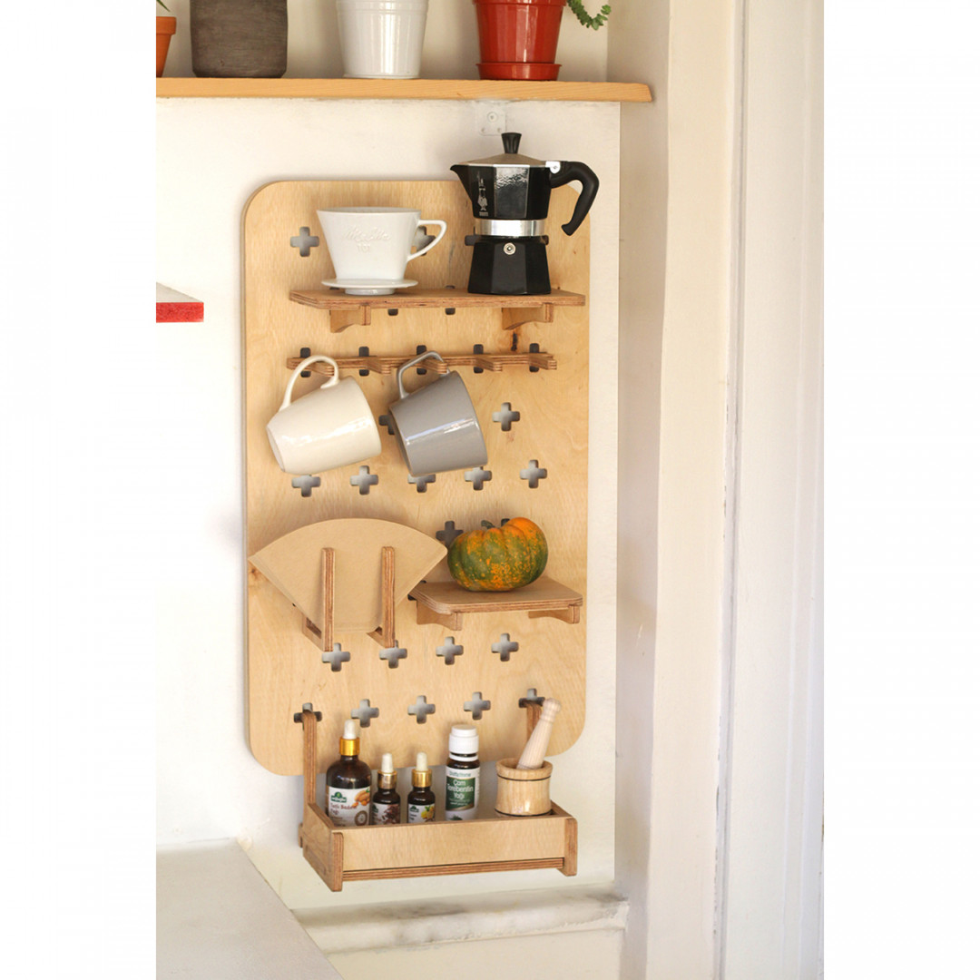 Pegboard Coffee Set